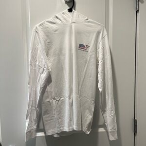 Vineyard Vines Classic White Hoodie Americana